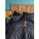 DEKOR DOM Komplet posteljina 200x220cm Issimo saten Double, crna - 040659