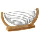 FIVE Korpa za voće 36x21x18.5cm, bambus/metal - 100179