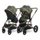 LORELLI Kolica za bebe 2u1 Boston Loden, zelena - 10021832383A