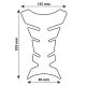 LAMPA Pro tank x1 nalepnica carbon - 10024LAMCAR