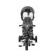 LORELLI Tricikl Freccia, crna/siva - 10050670001