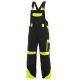 CANIS Radne pantalone na tregere Sirius Brighton, crna/žuta - 65360