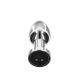 Metalni analni dildo sa vibracijom Vibrating Metal Buttplug M - 10056-1