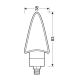 LAMPA Migavci spike led carbon - 10087LAM001