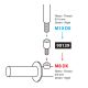 LAMPA Retrovizor adapter m10r-m8r - 10139LAM