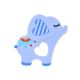 LORELLI Silikonska glodalica za bebe Elephant - Lucky blue - 10210830001