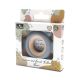 LORELLI SILIKONSKO DRVENA GLODALICA ZA BEBE FLOWER - NATURAL GREY - EP2739896