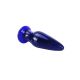 Stakleni analni dildo sa vibracijom Shining Vibrating Glass Plug - 10216-1