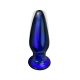 Stakleni analni dildo sa vibracijom Shining Vibrating Glass Plug - 10216-1