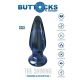 Stakleni analni dildo sa vibracijom Shining Vibrating Glass Plug - 10216-1