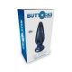 Stakleni analni dildo sa vibracijom Shining Vibrating Glass Plug - 10216-1