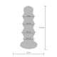 Stakleni analni dildo sa vibracijom Radiant Vibrating Glass Plug - 10217