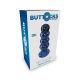 Stakleni analni dildo sa vibracijom Radiant Vibrating Glass Plug - 10217