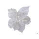 Novogodišnji Cvet ukrasni 16x16x7 cm white 629430 - 102230