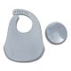 LORELLI SILIKONSKI SET ZA HRANJENJE (2kom) NATURAL - GREY - EP2739899