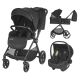 Coccolle Lissia Kolica za Bebe 3u1 Crna - 10259