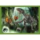 TREFL Puzzle 4u1 Dangerous dinosaurs 34607 - 54, 48, 35, 70 delova - 102815-34607