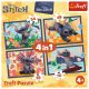 TREFL Puzzle 4u1 Hawaii Vacation 34666 -  54, 48, 35, 70 delova - 102838-34666
