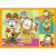 TREFL Puzzle 4u1 Garfield loves lasagna 34673 - 54, 48, 35, 70 delova - 102840-34673