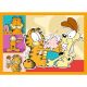 TREFL Puzzle 4u1 Garfield loves lasagna 34673 - 54, 48, 35, 70 delova - 102840-34673