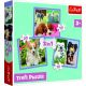 TREFL Puzzle 3u1 Cute dogs 34854 - 50, 20, 36 delova - 102860-34854