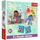 TREFL Puzzle i igra memorije za decu 2u1 Lilo & Stitch 93585 - 102949-93585