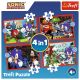 TREFL Puzzle Sonic 4u1 - 54, 48, 35, 70 delova - 103839-34625