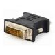 GEMBIRD A-DVI-VGA-BK Adapter DVI-I 24+5-pin male to VGA 15-pin HD (3 rows) female, black DVI-I - 103863