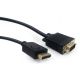 GEMBIRD CCP-DPM-VGAM-6 DisplayPort to VGA adapter cable, black, 1.8 m - 103881