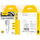 hoco. Auto punjač za telefon, 2 x USB, 5V / 2.4 A - Z23 Grand Style Dual port - 10400