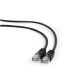 GEMBIRD PP12-0.5M/BK Mrezni kabl, CAT5e UTP Patch cord 0.5m black - 104479