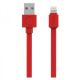 ALLOCACOC DESIGNNEST Lighting flat usb kabl 10451RD/LGHTBC, crveni - 10451RD-LGHTBC