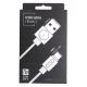 ALLOCACOC DESIGNNEST Flat micro usb kabl 10452WT/USBMBC, beli - 10452WT-USBMBC