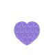 CELLY Silikonski držač u obliku srca, ljubičasta - FIXHEARTVL