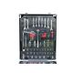 Set Alata u Koferu HEDOTOOLS 186 Elemenata - 1050-1-1-1-1