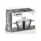 BRIO Metallica - Šerpa sa poklopcem i mernom skalom -mat - Ø24x12cm – 5.1l - EP3242664