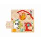 TOOKY TOY Drvena igračka Tabla sa prozorima TH985 - 107-72530