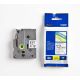 Traka  TZe-231 crna na belo 12mm - 0172