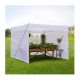 Paviljon Sa Mehanizmom 3x3m Beli Tri Stranice Torba - 1078-1-1-1