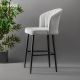 HANAH HOME Set barskih stolica 4/1 Rubi, krem - 107BCK1122
