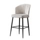 HANAH HOME Set barskih stolica 4/1 Rubi, krem - 107BCK1122