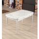HANAH HOME Trpezarijski sto Trend Carrara, bela - 107BCK1136