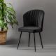 HANAH HOME Trpezarijske stolice Rubi 2/1, crna - 107BCK1141