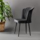 HANAH HOME Trpezarijske stolice Rubi 2/1, crna - 107BCK1141
