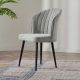 HANAH HOME Set trpezarijskih stolica Rubi 2/1, siva/crna - 107BCK1174