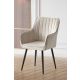 HANAH HOME Set trpezarijskih stolica Nova 2/1, krem/crna - 107BCK1179