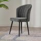 HANAH HOME Set trpezarijskih stolica Rubi 4/1, antracit/crna - 107BCK1185