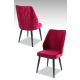 HANAH HOME Set trpezarijskih stolica Pufi 4/1, crvena/crna - 107BCK1194