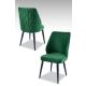 HANAH HOME Set trpezarijskih stolica Pufi 4/1, zelena/crna - 107BCK1196
