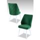 HANAH HOME Set trpezarijskih stolica Pufi 4/1, zelena/bela - 107BCK1218